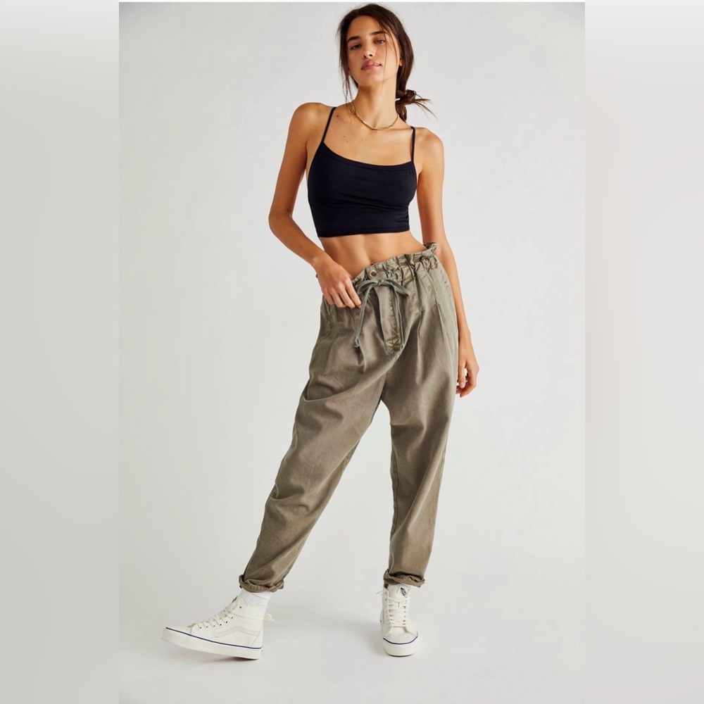 Free People Margate Trouser in cream
